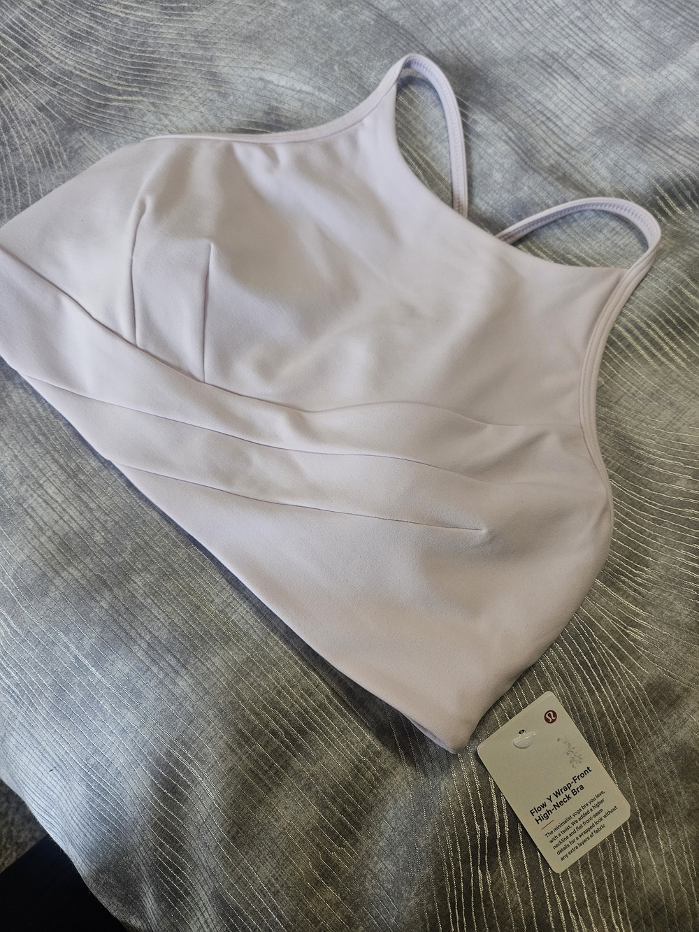lululemon athletica Light Lavender High-Neck Flow Bra